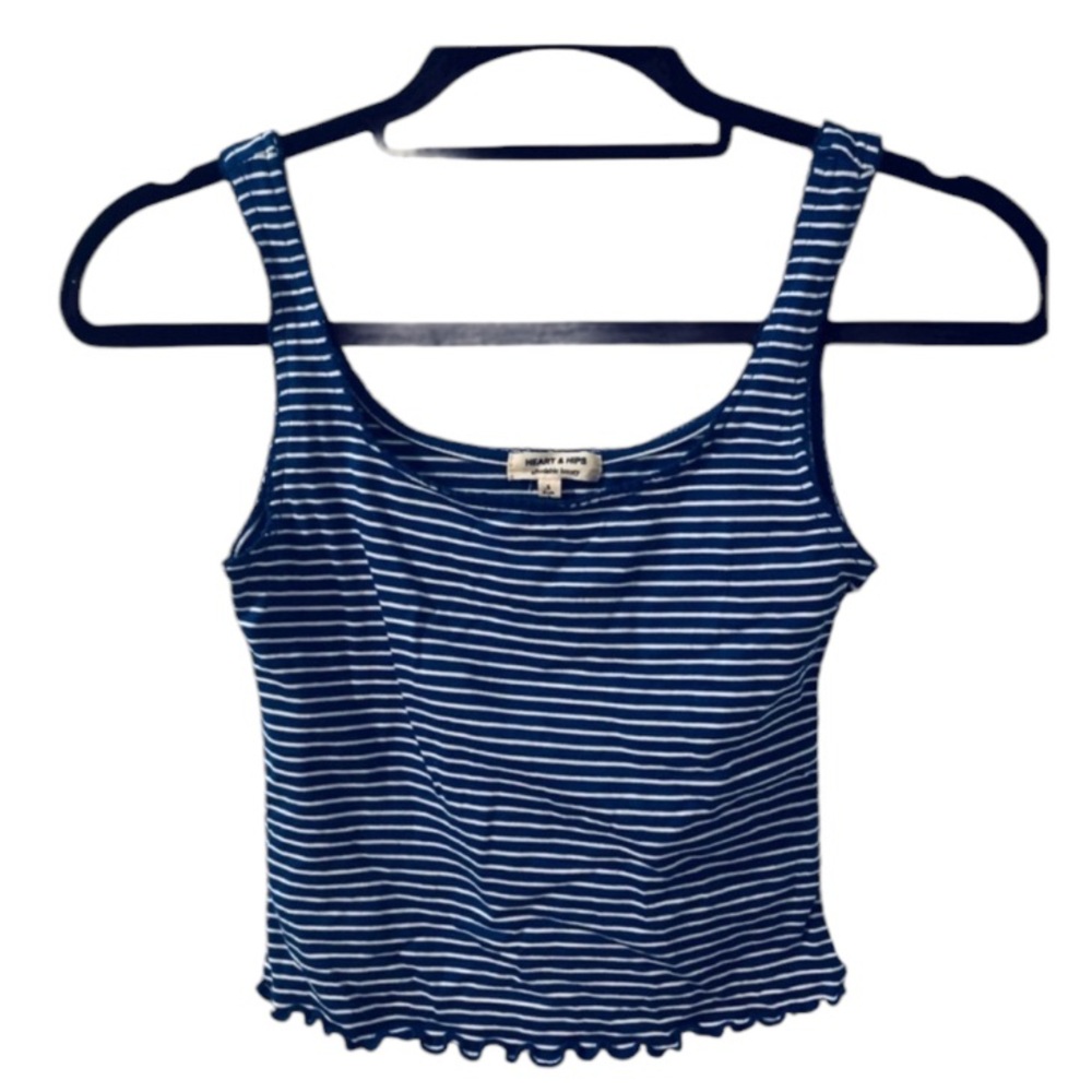 Striped Cropped Tank